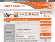 Tablet Screenshot of happy-post.com